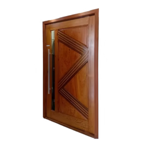 Porta Angelin Pivotante 1 Vidro Triangulos