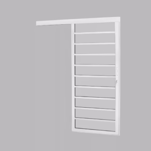 Porta Brasil Premium de correr parede horizontal