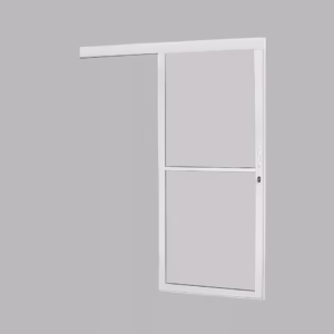 Porta Brasil Premium de correr parede panorâmica