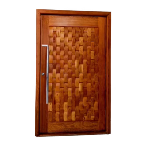 Porta Pivotante Couro