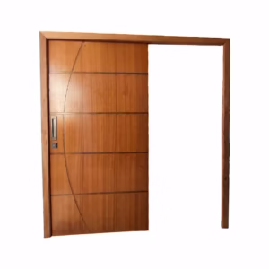 Porta Frisada de Correr com marco embutido