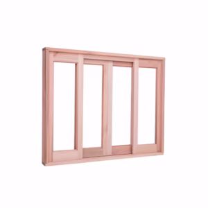 JANELA VIDRO INTEIRO EM EUCALIPTO