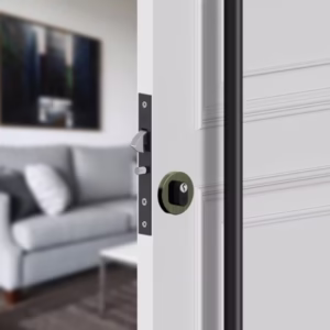 Fechadura 3F Bico de Papagaio Roseta Redonda Antique