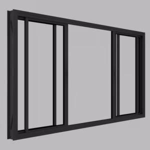 Janela Brasil Facility Correr 4 Folhas Moveis Black