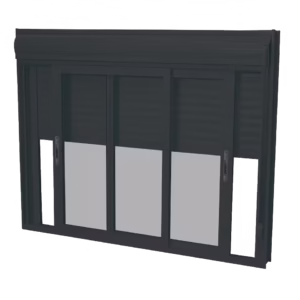 Janela Brasil Premium Integrada 2 Folhas Moveis Black