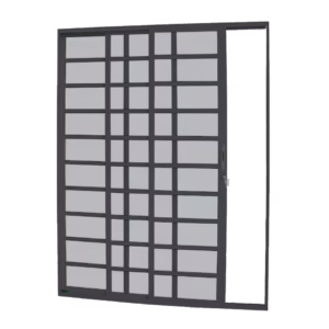 Porta Brasil Premium Correr Horizontal 3 Folhas Black