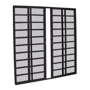 Porta Brasil Premium Correr Horizontal 4 Folhas Black