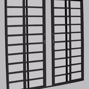 Porta Brasil Premium Correr Horizontal 4 Folhas Black